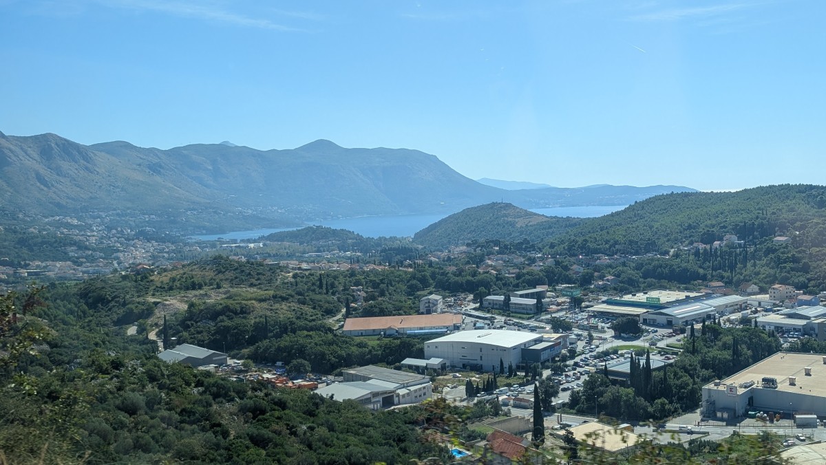 A view from the road to Bosnia